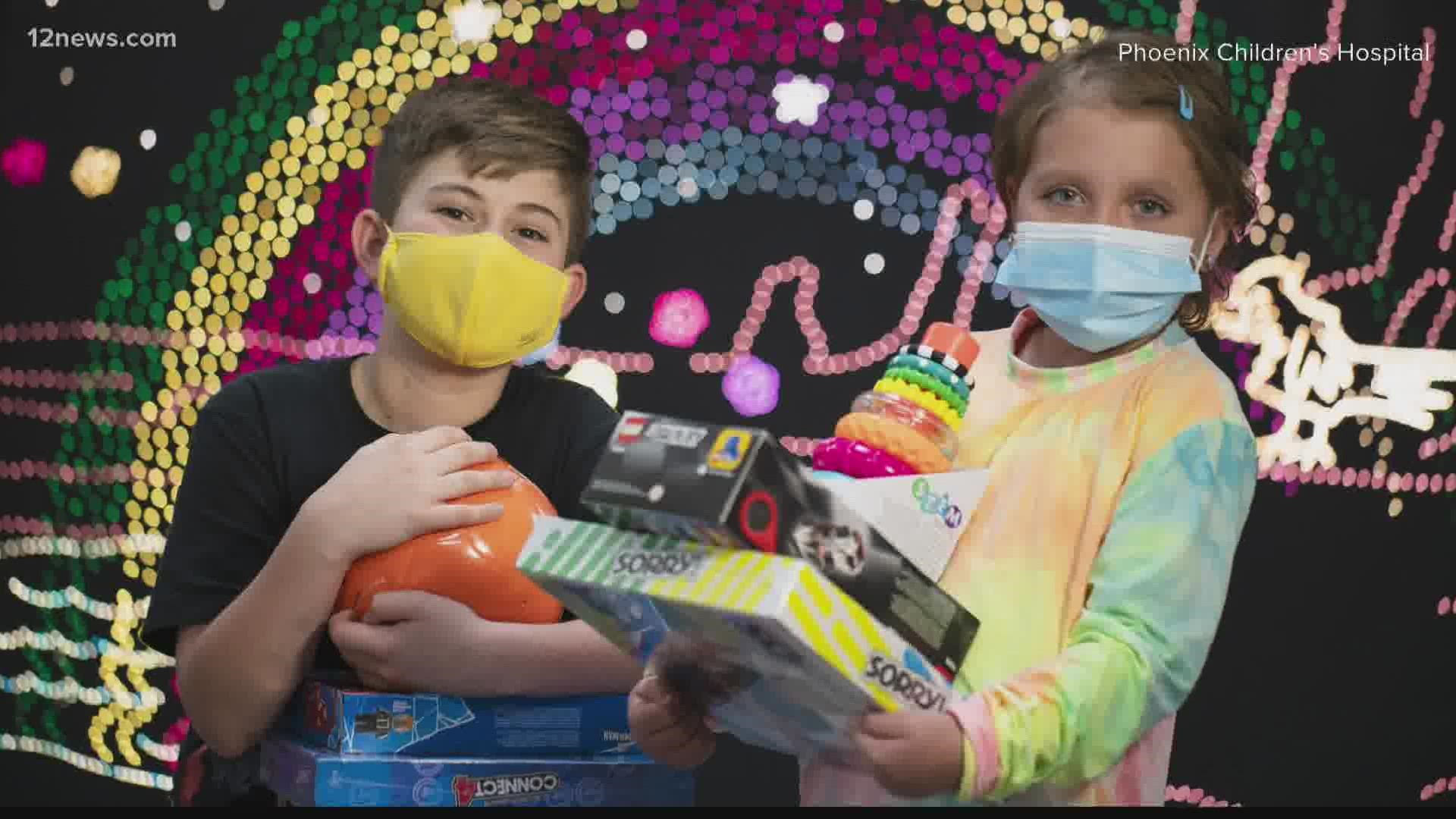 Former Patient Donates Toys For Kids at Phoenix Children’s Hospital