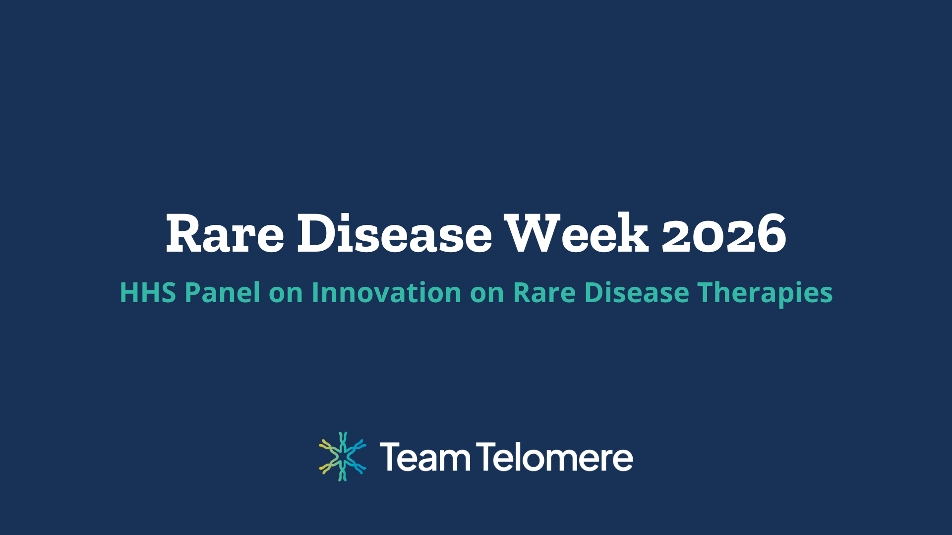 Reflection on 2/23 HHS Panel on Innovation on Rare Disease Therapies